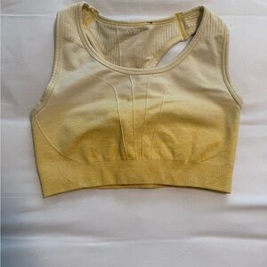 AYBL Women's Vibrant Yellow Sports Bra